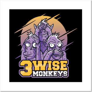 Three Wise Monkeys Posters and Art